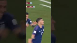 The set up of Julian's Goal: Argentina vs Poland