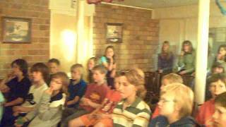 Groep 8 van kbs de Vlieger Zwolle op kamp in Ameland -2009