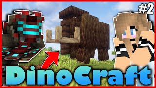 NAŠLI JSME MAMUTY!😱 - Minecraft DinoCraft #2 w/ @Makousek