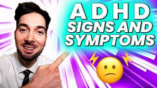 ADHD Symptoms and Signs Test In Adults or Children (Medical Info)