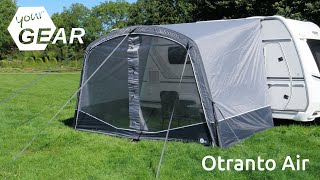 your GEAR Otranto Air • aufblasbares Sonnenvordach • Vorzelt  für Wohnwagen \u0026 Wohnmobil