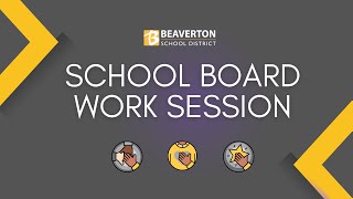 September 9, 2025 School Board Work Session