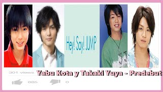 JPOP I Yabu Kota y Takaki Yuya predebut/ perfil I Hey! Say! JUMP