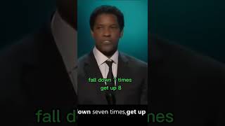 Motivation speech-don't give up to reach your dream/Denzel washington #shorts