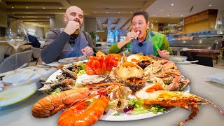 Best Portuguese Food!! 🦞 SEAFOOD MOUNTAIN + Lobster Rice in Matosinhos, Portugal