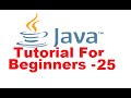 Java Tutorial For Beginners 25 - Inheritance in Java