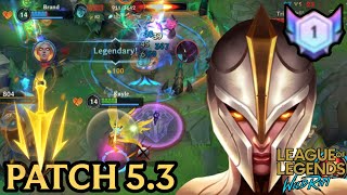 PATCH 5.3 IS HERE! | Kayle vs Darius Top Lane Wild Rift Gameplay