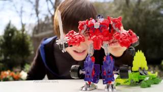 Transformers Age Of Extinction Toys Construct Bots TV Commercial