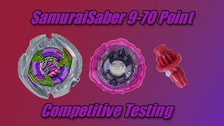 SamuraiSaber 9-70 Point Competitive Testing | Beyblade X