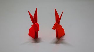 How to make cute rabbit origami - easy origami rabbit for beginners