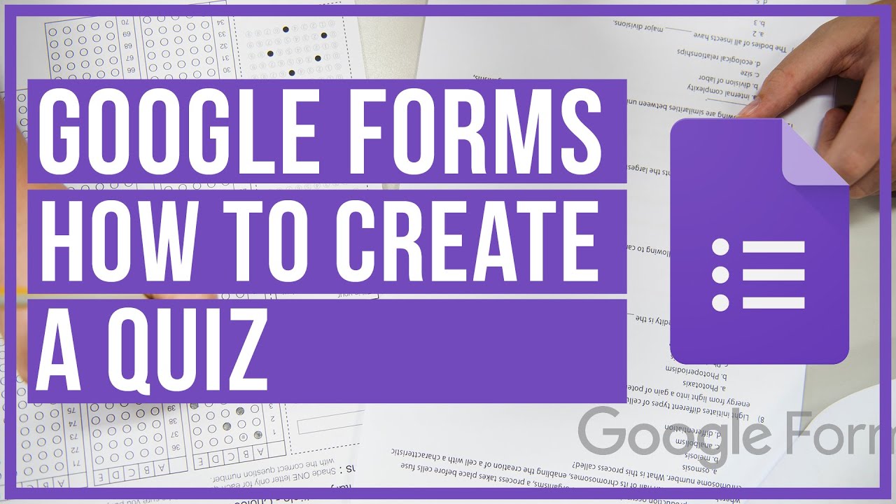 How To Create A Google Forms Quiz /// Grading And Google Classroom ...