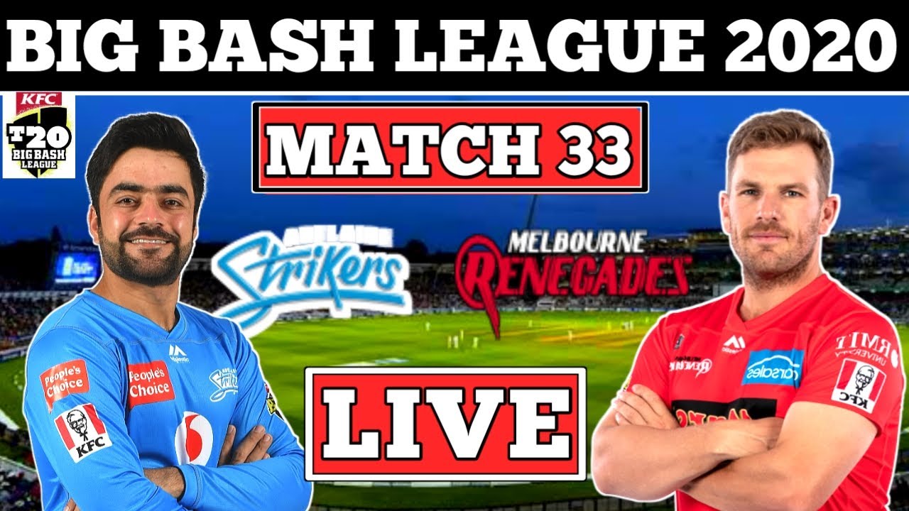 Big Bash League Live | MLS Vs BRH Live BBL T20 33rd Match | Adelaide ...