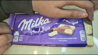 New milka cow spots unboxing asmr video