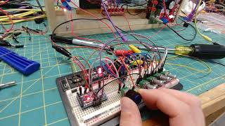 Arduino 8 Step CV Sequencer Prototype