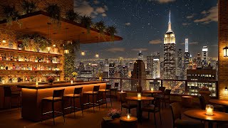 New York Night Jazz - Slow Piano \u0026 Saxophone - Relaxing Background Music for Sleep and Relaxation