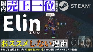 【Steam国内一位達成】Elin序盤の遊び方とおススメしない理由【お願い：質問コメントあったら教えてあげて】超名作Elonaの続編