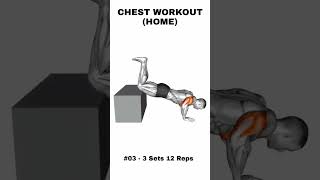 Chest Workout At Home #chestworkout #shorts #short #gym