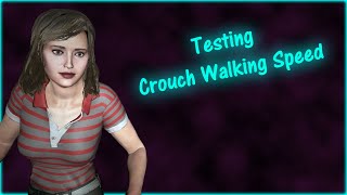 Crouching Speed (Legendary Low Profile) Test - Friday the 13th: The Game