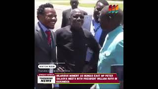 Upbeat Viral | Hilarious moment as MP Peter Salasya meets with President William Ruto in Kakamega