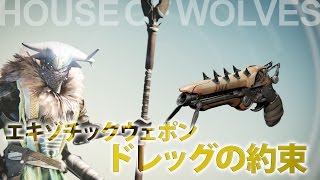 【DESTINY】ドレッグの約束-Review【エキゾチックウェポン】