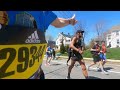 Tommy Rivs in the 2022 Boston Marathon