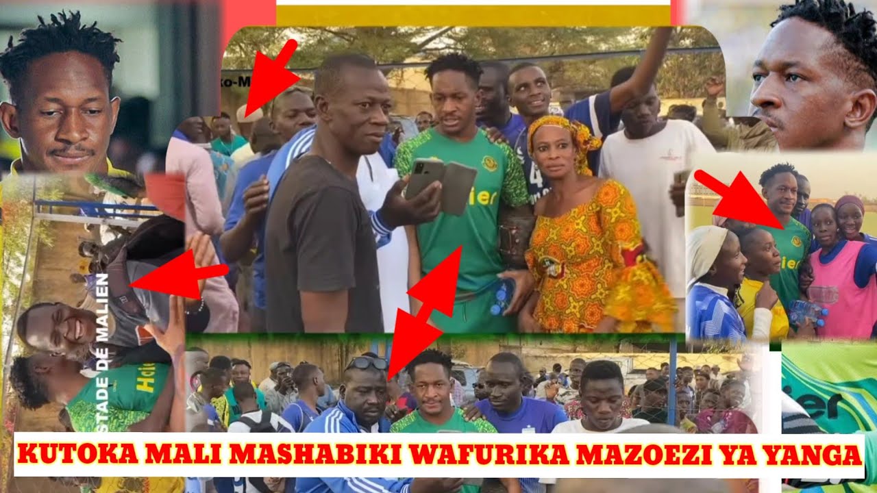 🔴#Live_ KUTOKA MALI 🔛 Mashabiki Wafurika Mazoez Ya Yanga | Diarra Ateka ...