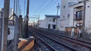 京成3100形3155編成03Kアクセス特急西馬込行き四ツ木2号踏切通過