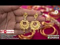 latest new gold earrings jhumka kanbana stud earrings with weight u0026 price hallmark gold earrings 4