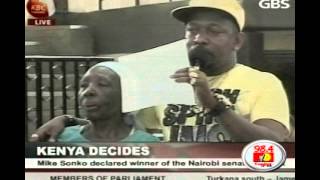 Sonko weeps after being declared Nairobi Senator