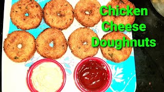 Chicken  Cheese Doughnuts Recipe#Make and Freeze chicken Doughnuts# starter/lunch box easy recipe