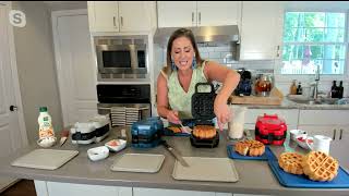 Good Housekeeping Classic Belgian \u0026 Stuffed Waffle Maker on QVC