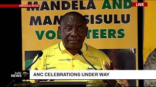 ANC President Ramaphosa address - ANC 107 birthday