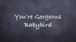 You're Gorgeous-Babybird Lyrics