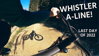 WHISTLER A-LINE! 2022 CLOSING WEEKEND LAP 4K