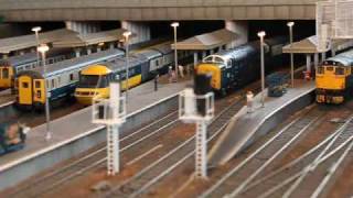 Deltic 55007 Pinza arriving at Edinburgh Waverley