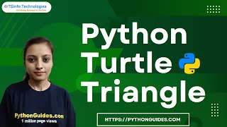 How to draw triangle in Python Turtle | Python Turtle Triangle