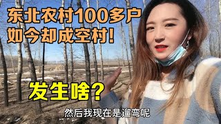 东北零下20多度，全村100多户如今成空村，农用工具还在，发生啥【东北小琼】