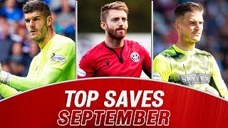 Who was the Best Goalkeeper in September? | September's Top Saves | SPFL