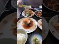 人気中華のお店で、酢豚ランチと麻婆豆腐ランチ。1100円でふわふわ鶏天、ライス、スープ、デザート付き