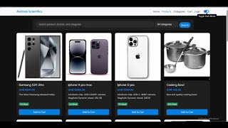 Django Ecommerce Application with an Integration of Payment System