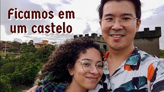 Ficamos hospedados num castelo