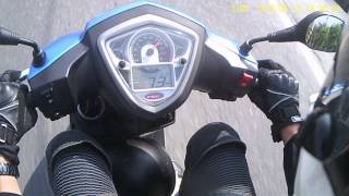 PGO BON125  0-80km/hr