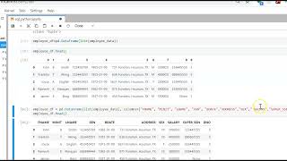 Database connection using Python Notebook , access data using python notebook from MYSQL , Oracle