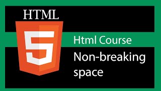 HTML 5 tutorial - Non-breaking space