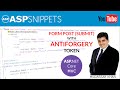 Using AntiForgery Token with Form Post (Submit) in ASP.Net Core