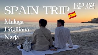 [4K] 환상적인 뷰, 따스한 스페인🇪🇸 남부(말라가,프리힐리아나,네르하) 여행 Vlog | EP. 02