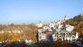 Altweibersommer in Kyiv | Blick auf Altkiewer Berg und Schlossberg