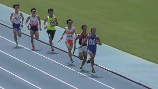 男子4x400mR　準決勝-1　M4x400mR Semi Final-1　第96回関東陸上競技選手権大会　2023.8.20　4K_ultraHD