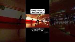 I USED TO BE VERY GOOD AT THIS! 🌝👍 OPEN LEG EAGLE SIDEWAYS SKATING #inline #skate #rollerrink #롤러장