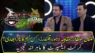 Multan Sultans vs Lahore Qalandars, which team's weight is stronger?
